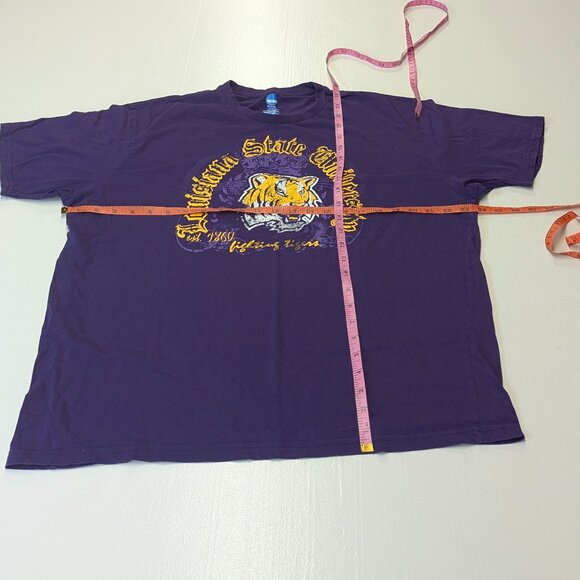 Two LSU Tigers Purple Size XL Shirts, one tee, one sleeveless jersey - Picture 4 of 12